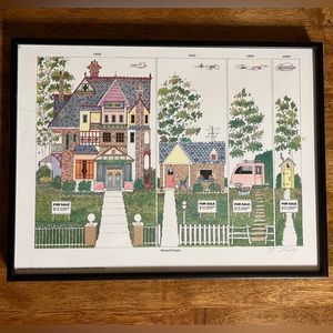 “Unreal Estate” Framed Artwork